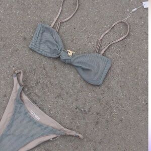 Slate swim Seafolly Gray Bikini Set